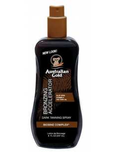 Australian Gold Dark Tanning Accelerator Spray Gel With Bronzer 237ml